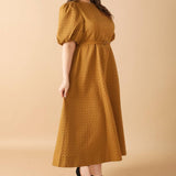 CAN'T STOP ME WOVEN MIDI DRESS