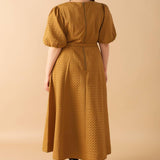CAN'T STOP ME WOVEN MIDI DRESS