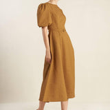 CAN'T STOP ME WOVEN MIDI DRESS