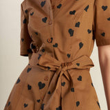 READY TO GO WOVEN MIDI DRESS