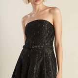 THE TRUTH IS WOVEN LACE MIDI DRESS