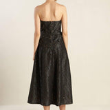 THE TRUTH IS WOVEN LACE MIDI DRESS