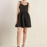 COVETED SWEETNESS WOVEN LACE MIDI DRESS
