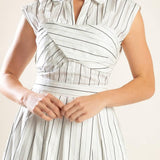 INCREDIBLY SENSATIONAL WOVEN MIDI DRESS