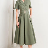 LOST IN THE STARS WOVEN MIDI DRESS