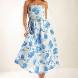 HONESTLY LOVE WOVEN MIDI DRESS