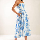 HONESTLY LOVE WOVEN MIDI DRESS