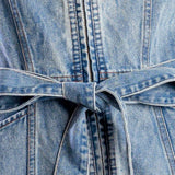 SUNSHINE STATE OF MIND INDIGO DENIM DRESS