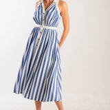 WAIT FOR IT WOVEN MIDI DRESS