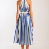WAIT FOR IT WOVEN MIDI DRESS