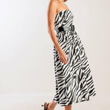 NOT SO ORDINARY WOVEN MIDI DRESS
