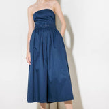 ENDLESSLY CHARMING WOVEN MIDI DRESS