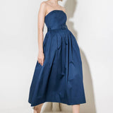 ENDLESSLY CHARMING WOVEN MIDI DRESS