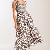 DANCING WITH THE WOVEN MIDI DRESS