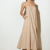 DAISY LANE WOVEN MIDI TENT DRESS