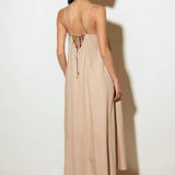 DAISY LANE WOVEN MIDI TENT DRESS