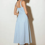 CAREFREE DAISY WOVEN MIDI DRESS