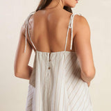 JUST WONDERING WOVEN MIDI DRESS