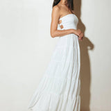 NEO BREEZE WHITE MIDI DRESS