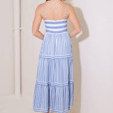 ANYTHING IS POSSIBLE WOVEN MIDI DRESS