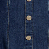 PUFF & PLAY DENIM MINI DRESS
