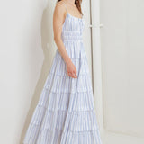 BREEZE NOTE WOVEN MIDI DRESS