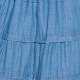 ETERNAL DESIRE DENIM MIDI DRESS