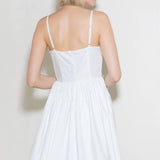 PURE ROMANCE WOVEN MINI DRESS