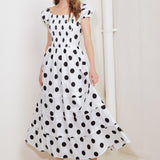 EFFORTLESS DAYS WOVEN MIDI DRESS