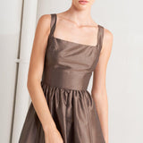 CAFÉ LUSTER WOVEN MIDI DRESS