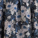 LUX BLOOMING WOVEN JACQUARD MIDI DRESS
