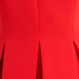 RUBY AFFAIR WOVEN MIDI DRESS