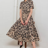 TAME GIRAFFE WOVEN MIDI DRESS