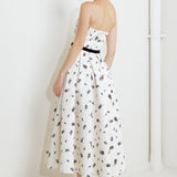 LOVELY CULTIVATED WOVEN MIDI DRESS