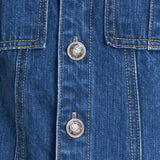 BLUE CRUSH DENIM MINI DRESS