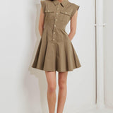 MISSION MUSE WOVEN MINI DRESS