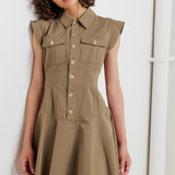 MISSION MUSE WOVEN MINI DRESS