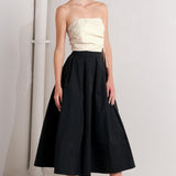 MONO BALLET WOVEN MIDI DRESS