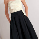 MONO BALLET WOVEN MIDI DRESS