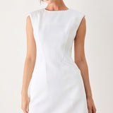 THE MODERN ICON WOVEN SHIFT DRESS