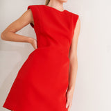 THE MODERN ICON WOVEN SHIFT DRESS