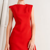 THE MODERN ICON WOVEN SHIFT DRESS