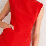 THE MODERN ICON WOVEN SHIFT DRESS