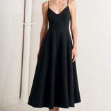 PURE INTENTION WOVEN MIDI DRESS