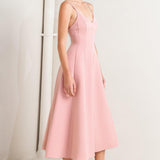 PURE INTENTION WOVEN MIDI DRESS