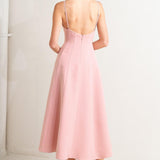 PURE INTENTION WOVEN MIDI DRESS