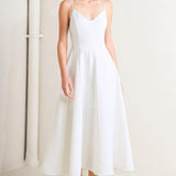 PURE INTENTION WOVEN MIDI DRESS