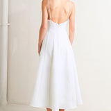 PURE INTENTION WOVEN MIDI DRESS