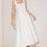 SUMMER SOCIAL WOVEN MIDI DRESS