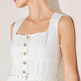 SUMMER SOCIAL WOVEN MIDI DRESS